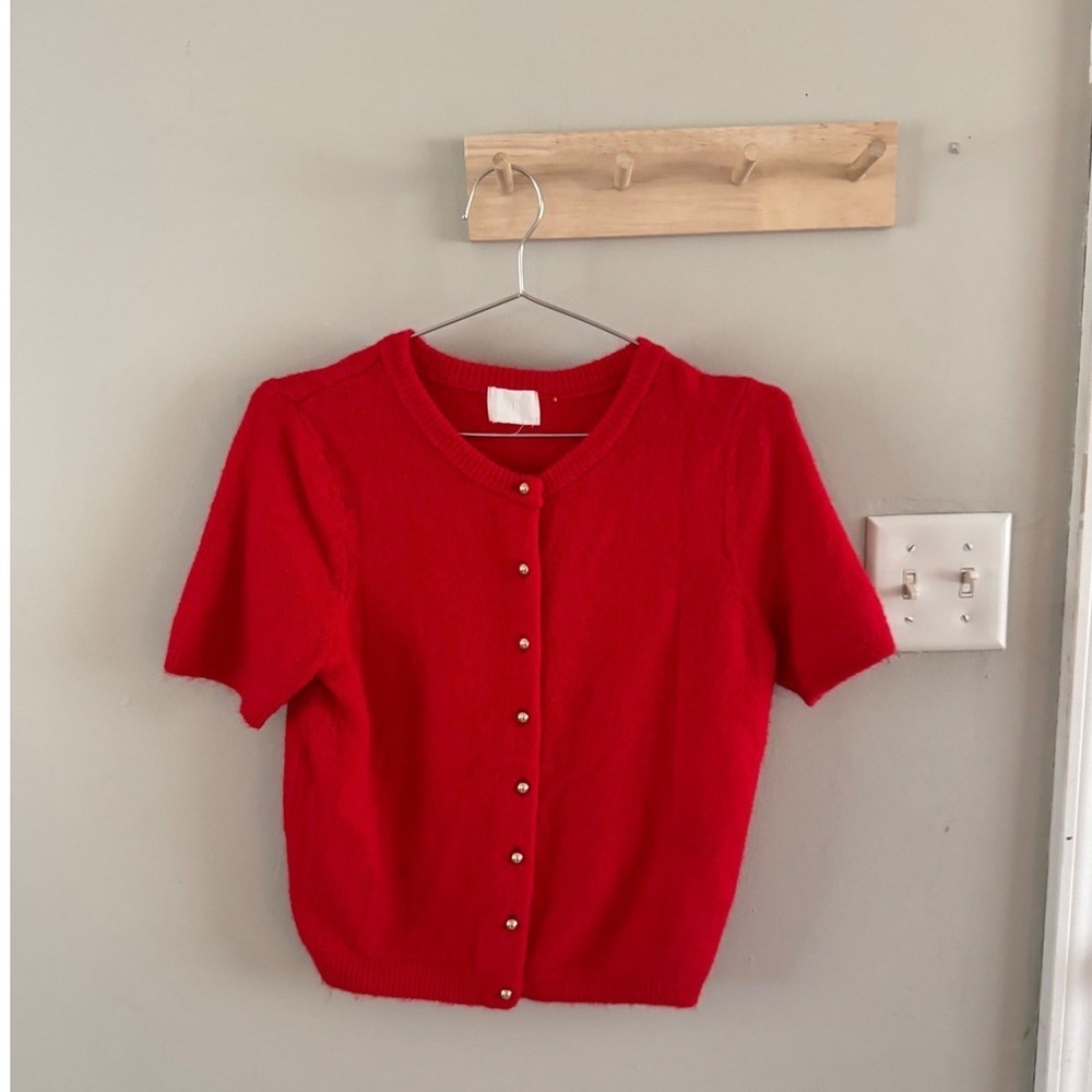H&M red knit cardigan/sweater too